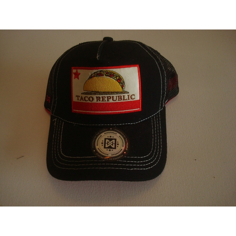 TACOS‎ TRUCKER TACO   00S SNAPBACK GOLF BEACH  DEADSTOCK HAT CAP VINTAGE A1